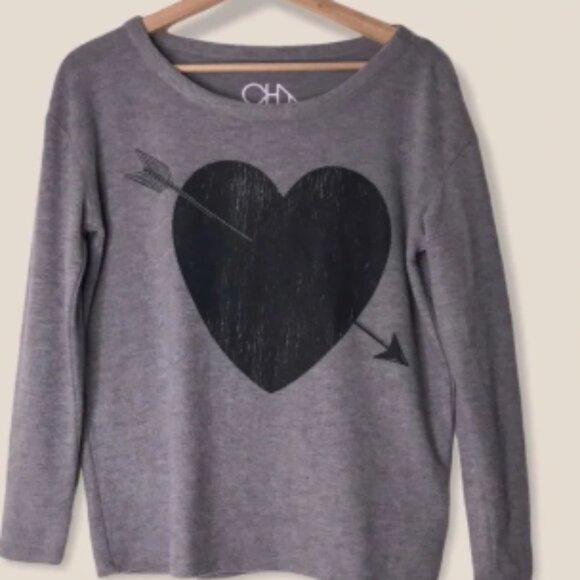 Chaser Arrow Heart Cozy Sweatshirt - Picture 1 of 6